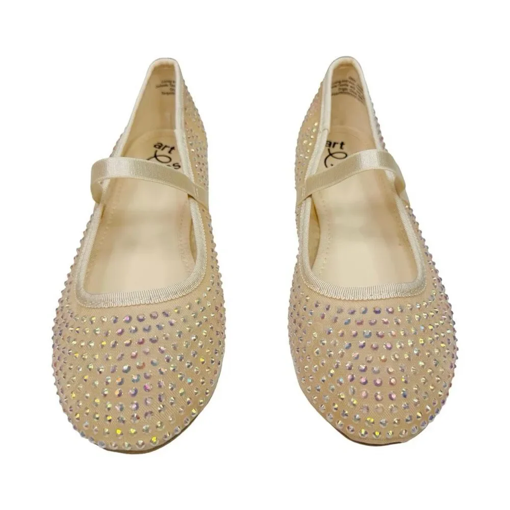 art class™ Faye Mesh Ballet Flats - Size 1 - Beige